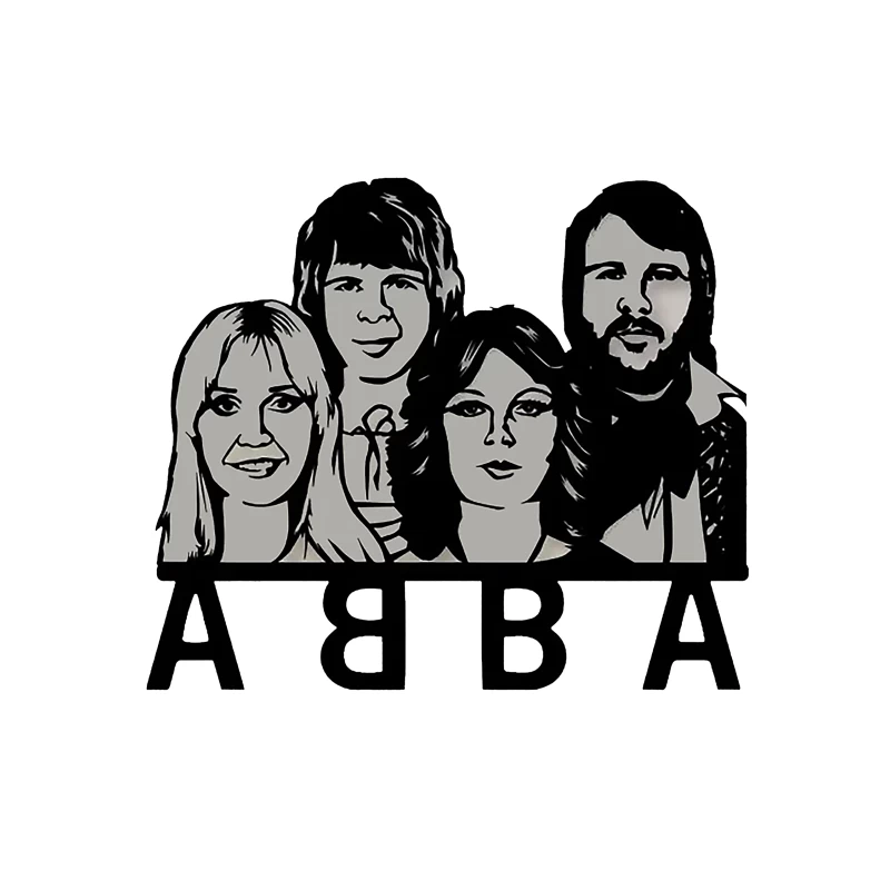 Abba Band Throw Pillow