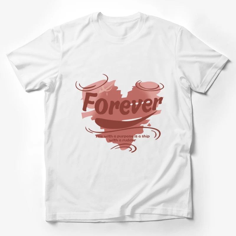 Herzdesign mit Spruch Herren T-Shirt