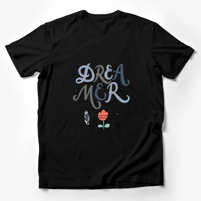 Rêveur coloré avec des éléments décoratifs Homme T-Shirt