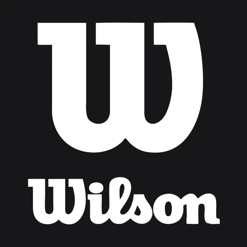 Wilson Sports Brand White Logo Design Female Pullover Hoodie