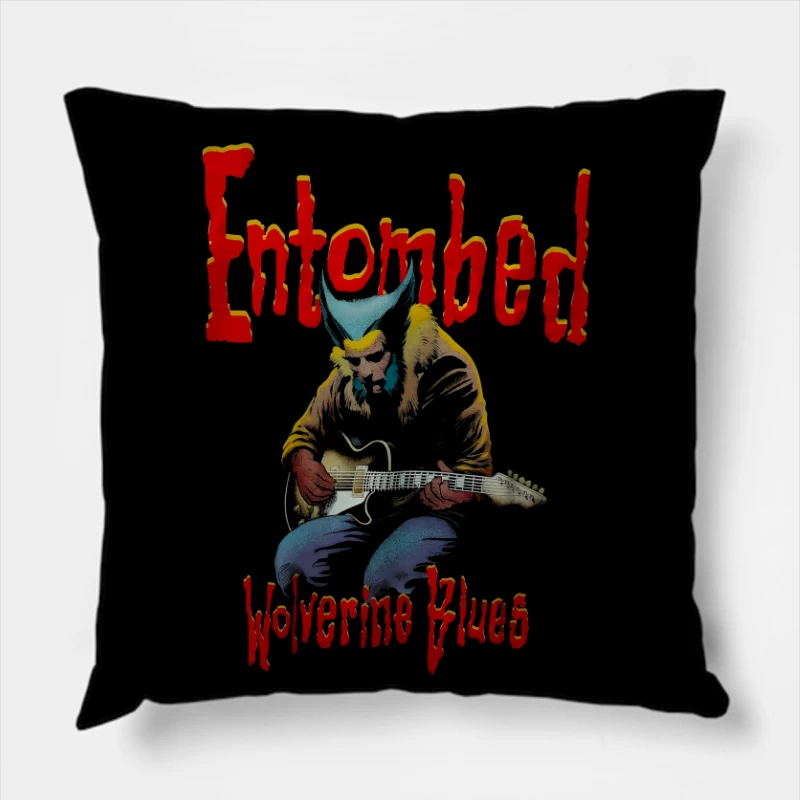 Entombed Wolverine Blues Classic Throw Pillow