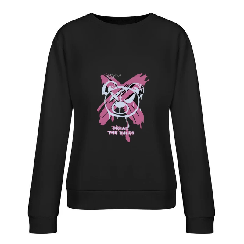 Mutiger Bär und Rebellikone Damen Pullover Sweatshirt