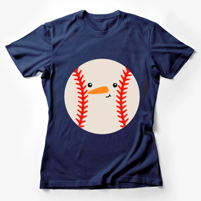 Ballon de baseball amusant Femme T-Shirt