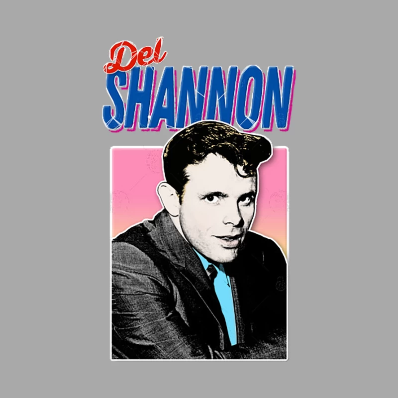 Del Shannon - Retro Nostalgia Graphic Design Female Pullover Hoodie