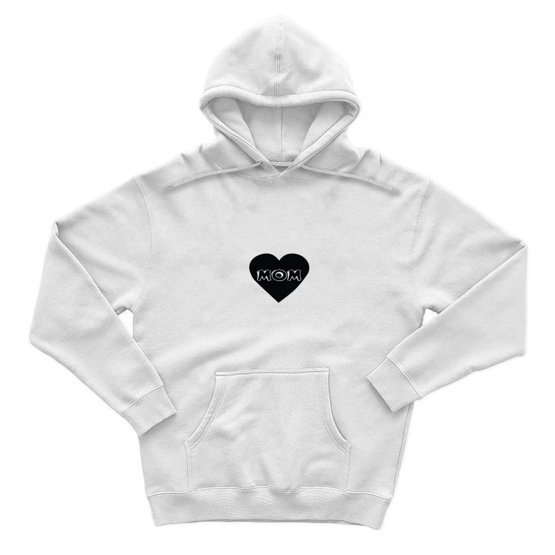 Design de coeur avec texte 'MOM' Homme Sweat à capuche