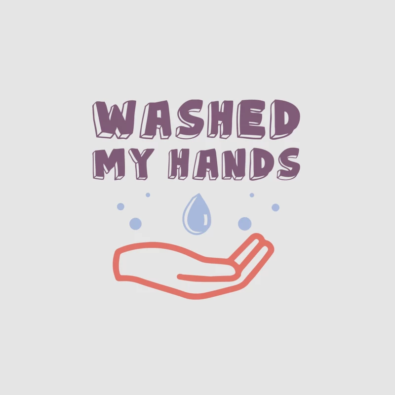 Illustration sur le lavage des mains Femme Sweat à capuche
