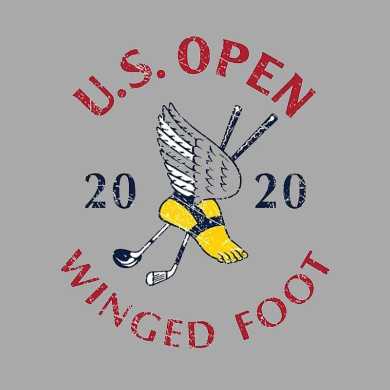 2020 US Open Golf Championship at Winged Foot Logo Design Male Pullover Hoodie