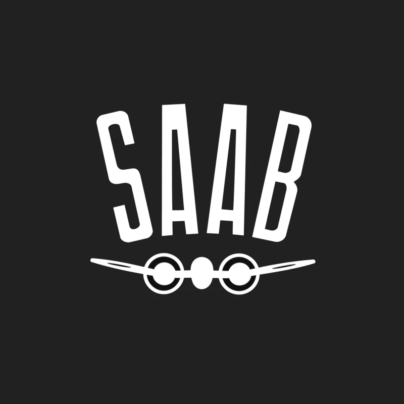 SAAB Aviation Company Minimalist Logo Design Bucket Hat