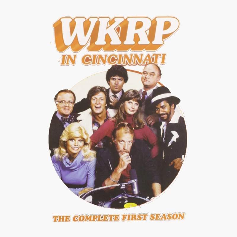 WKRP in Cincinnati skyline logo Cotton Tote Bag