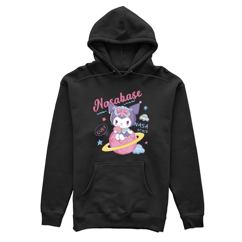 Kawaii Kuromi im Weltraum Damen Pullover Hoodie