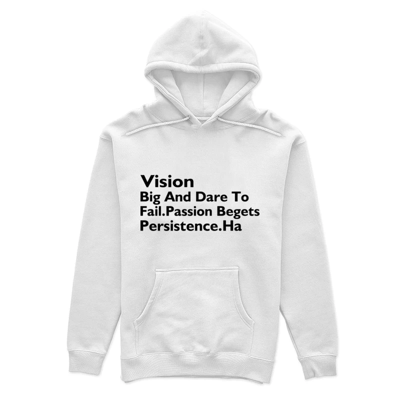 Inspiration und Ausdauer Zitat Damen Pullover Hoodie