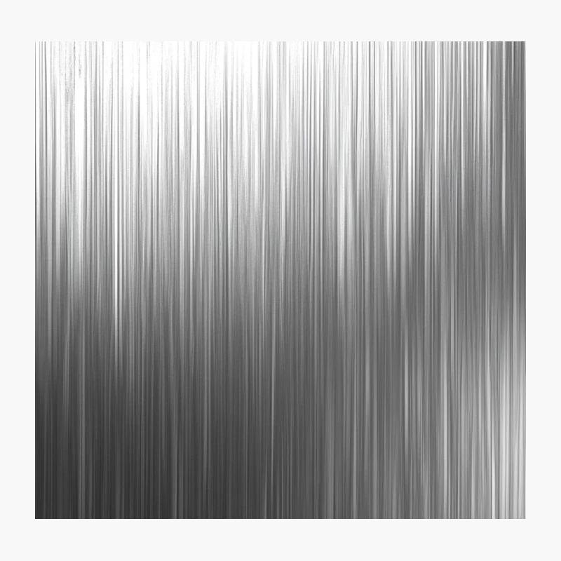 Grayscale Abstract Metallic Texture with Vertical Lines Throw Pillow