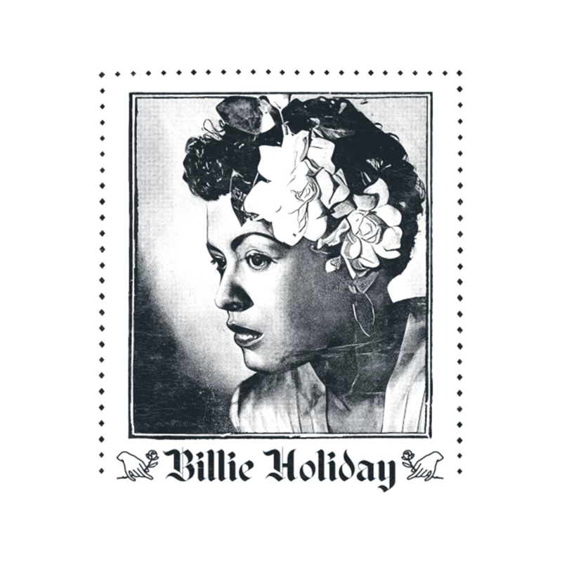 Billie Holiday  Original Retro Fan Art Design Tapestry