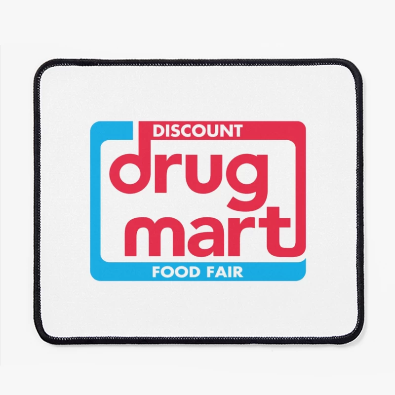 Discount Drug Mart Food Fair Vintage Retail Logo Mouse Pad