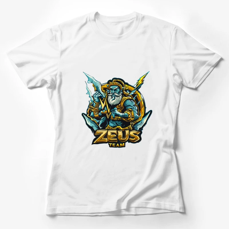 Zeus Team Logo Illustration Female T-Shirt