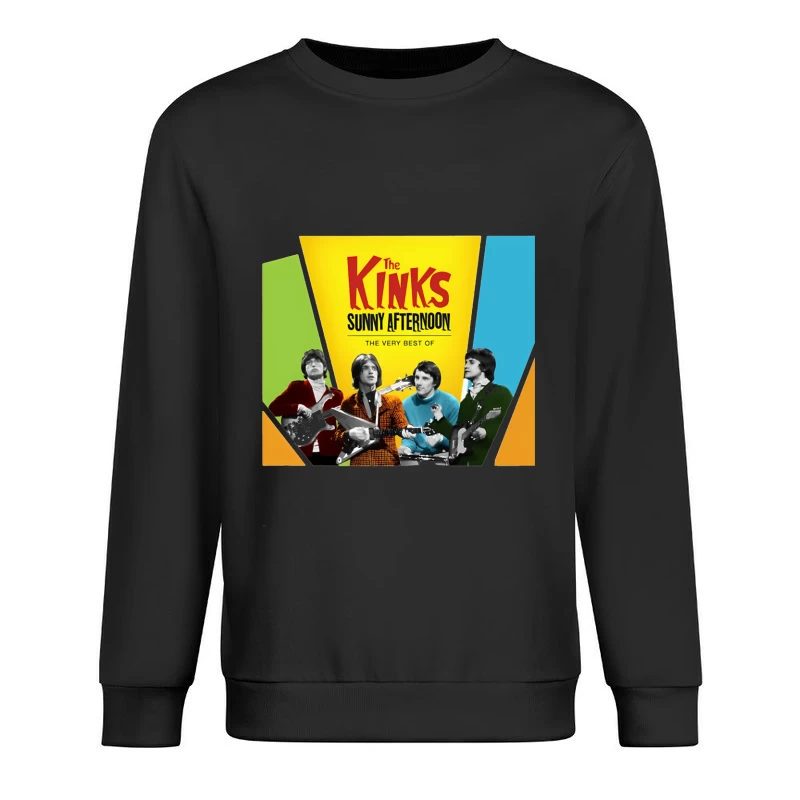 The Kinks 'Sunny Afternoon: The Very Best Of' Vintage Album Cover Male Pullover Sweatshirt