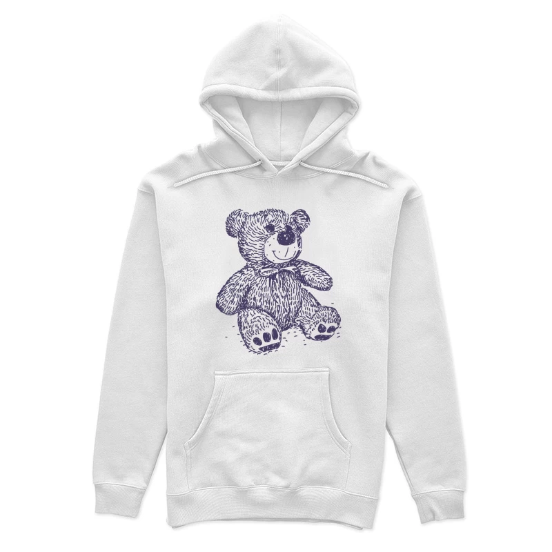 Niedlicher Teddy mit Schleife Damen Pullover Hoodie
