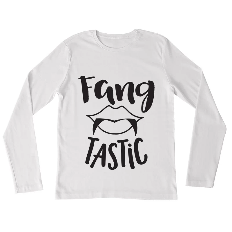 Motif de vampire fantastique Femme Manches Longues T-Shirt