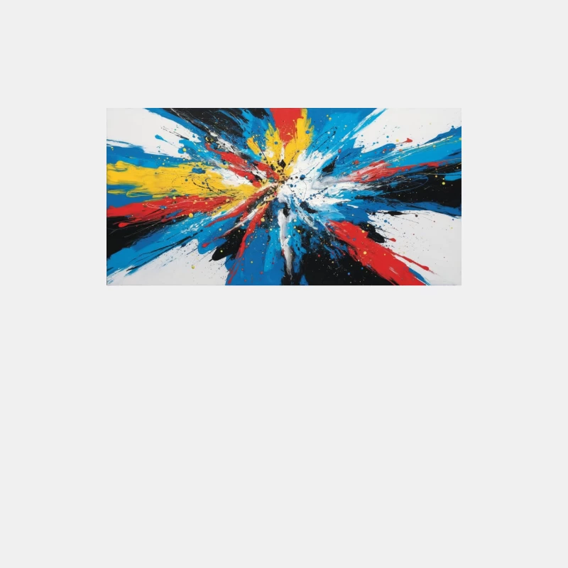 Vibrant Colorful Abstract Explosion Male Tank Top