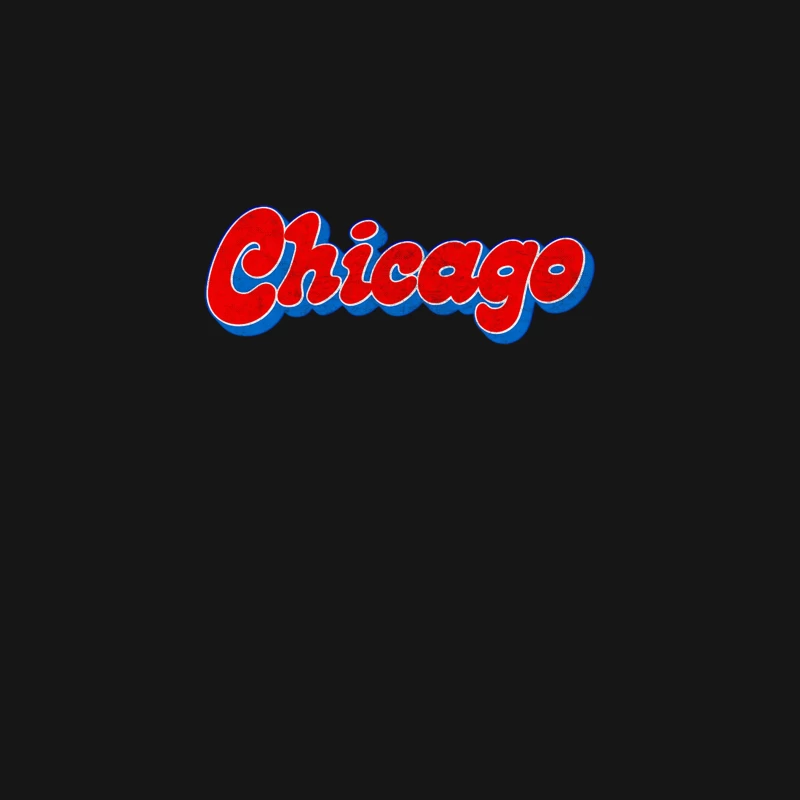 Chicago Cubs   Retro Colors Faded Style Design Desk Mat