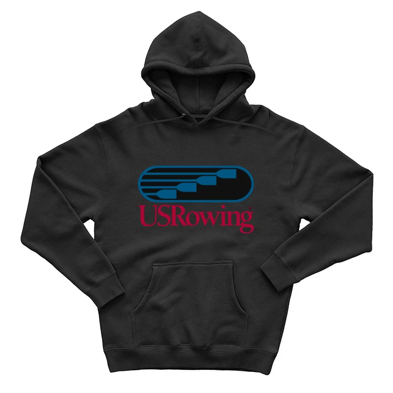 US Rowing Official Sports Organization Logo Male Pullover Hoodie