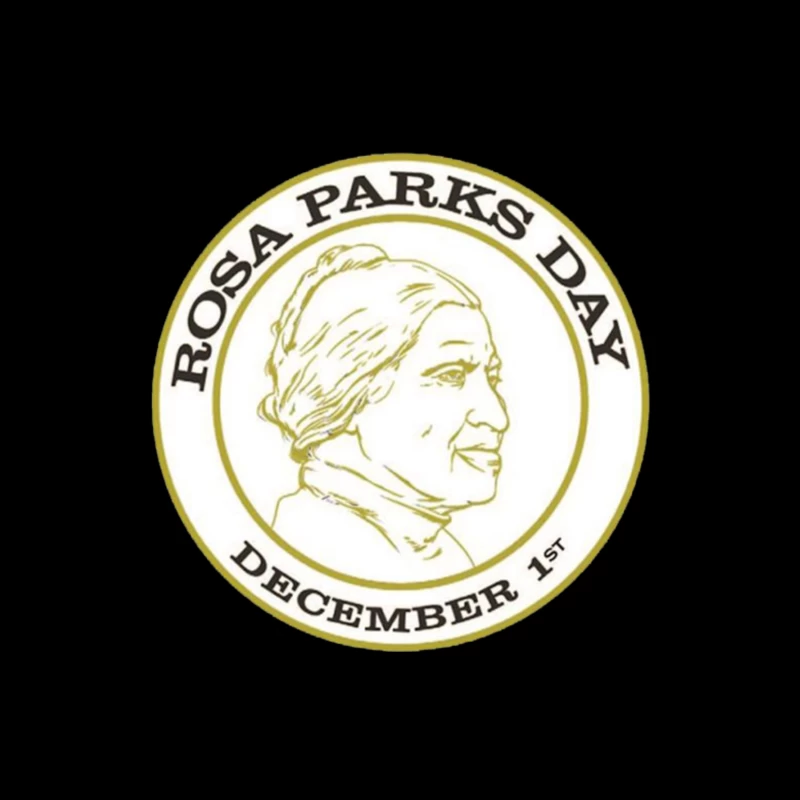 Rosa Parks Nah Logo Throw Pillow