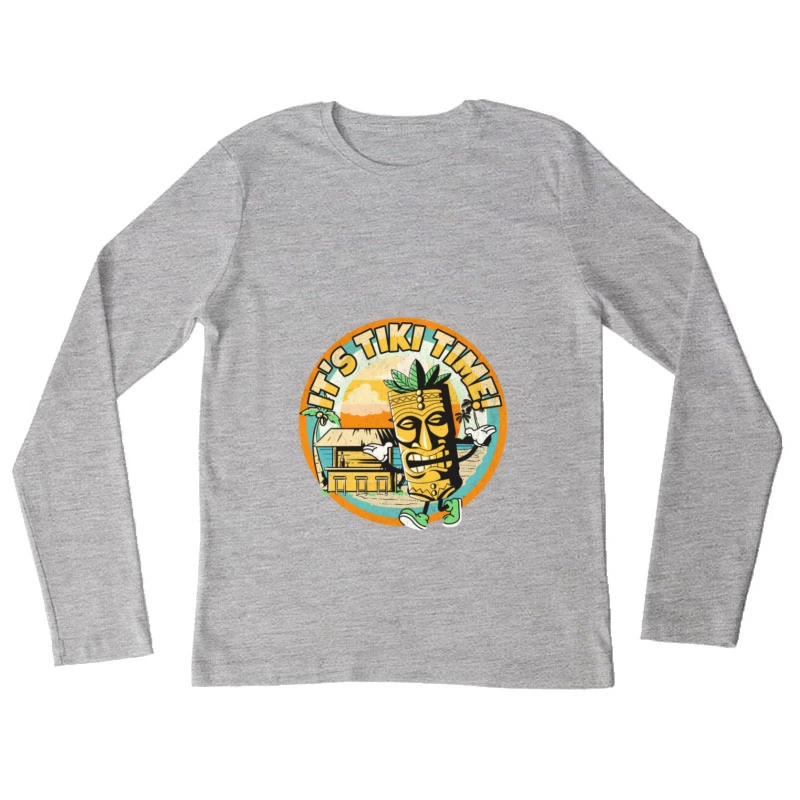 Moment de Tiki Festif Femme Manches Longues T-Shirt