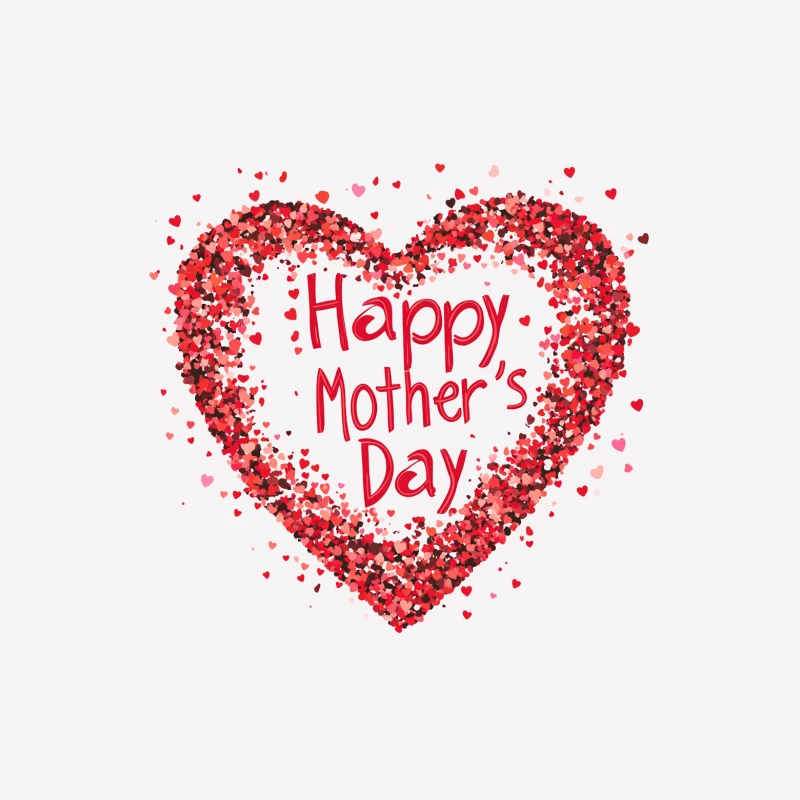 Heartfelt Mother's Day Greeting Card Design Female T-Shirt