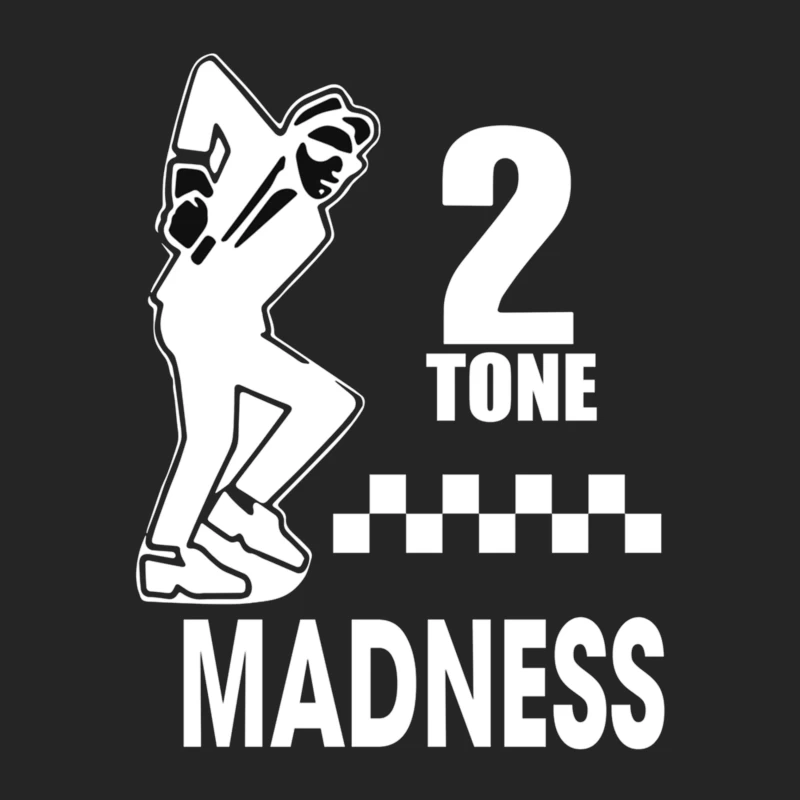 2 Tone Madness Band Logo with Dancing Mascot Male Pullover Sweatshirt