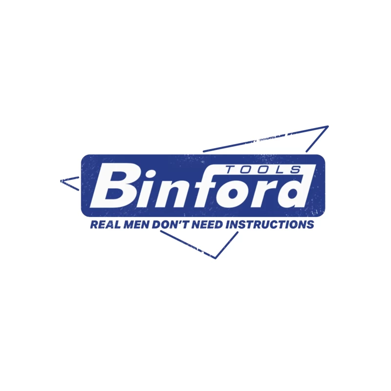 Binford Tools Vintage Logo with Masculine Marketing Slogan Desk Mat