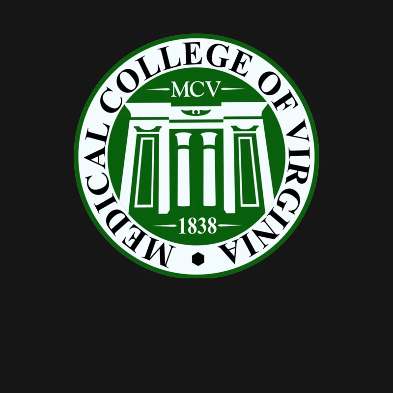 Medical College of Virginia (MCV) Historical Academic Seal from 1838 Male Long Sleeve T-Shirt