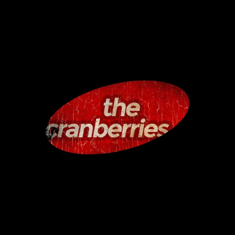 The Cranberries Vintage Band Logo in Red Mouse Pad