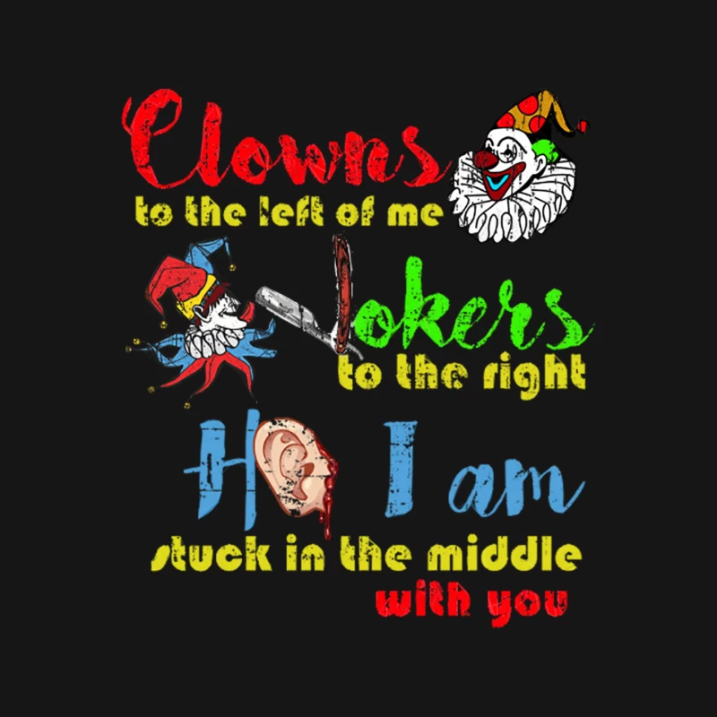 Stuck in the Middle with You distressed Mouse Pad