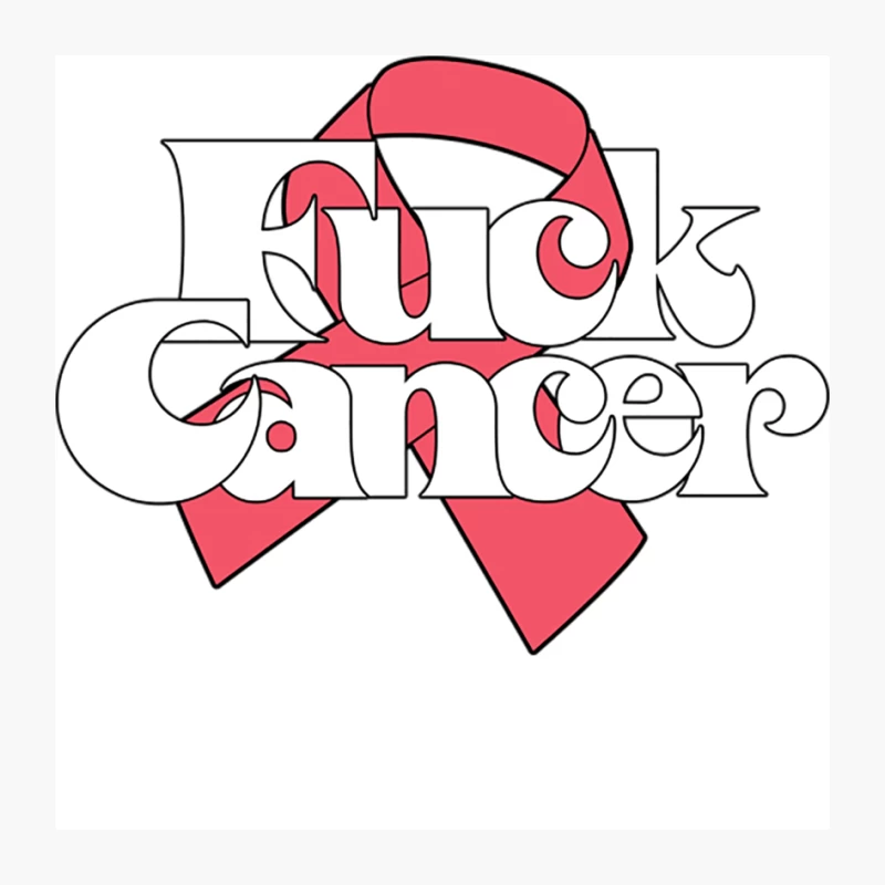 Fck Cancer  Original Cancer Awareness Design Pin