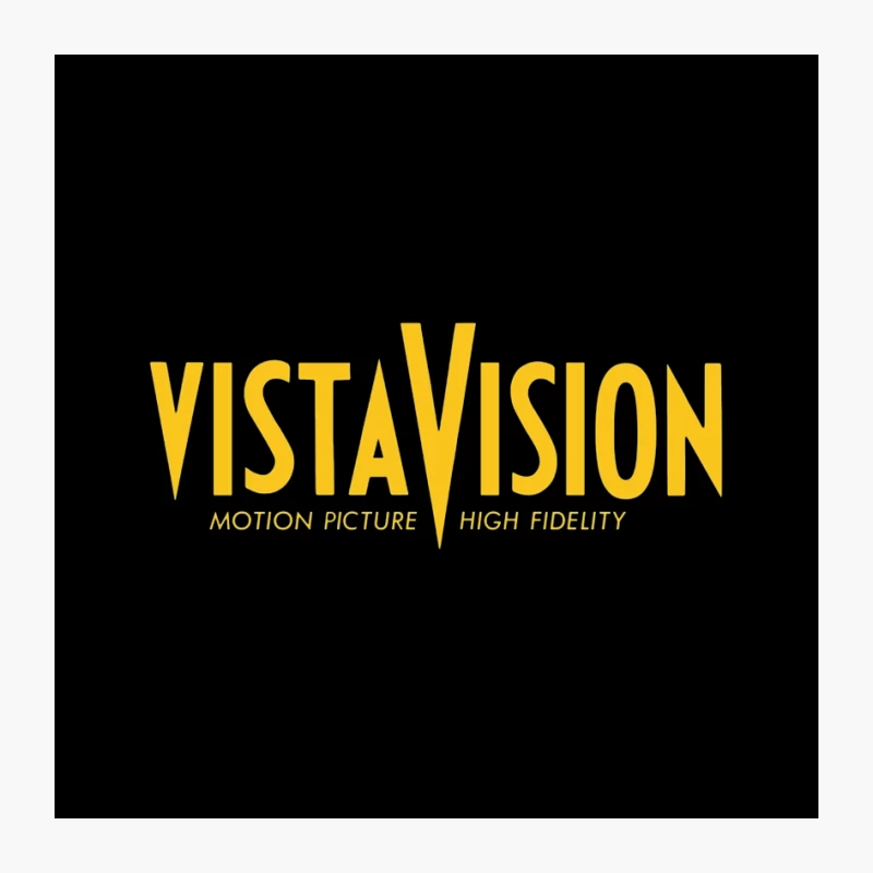 VistaVision: High Fidelity Motion Picture Technology Logo Pin