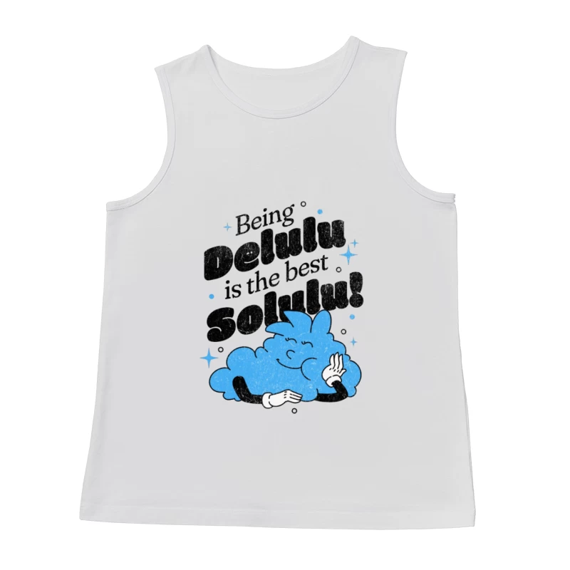 Illustration mignonne de nuage avec citation motivante Homme Débardeur