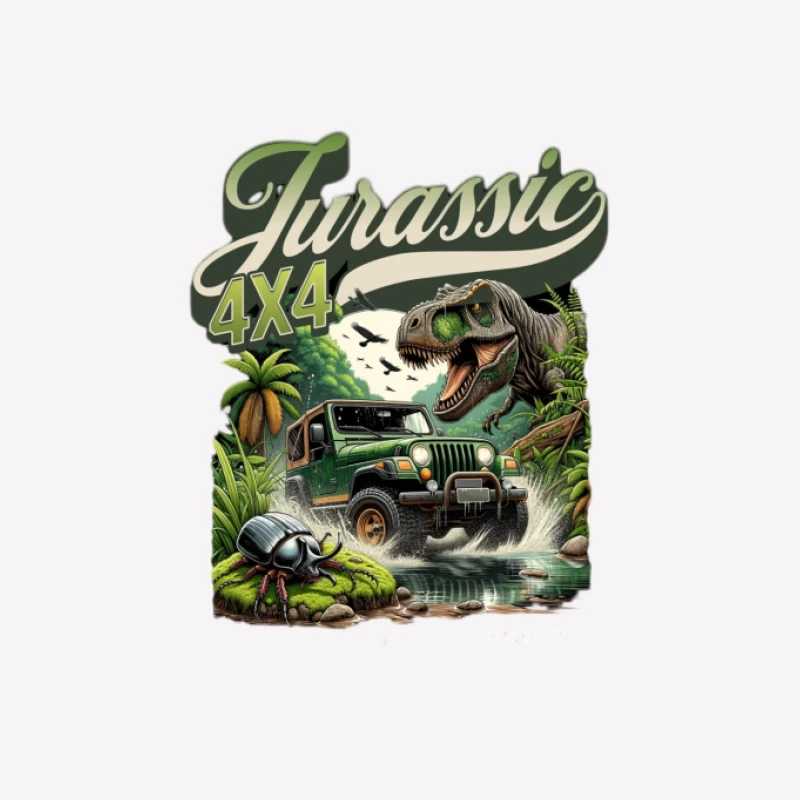 Expédition 4x4 Jurassique Femme T-Shirt
