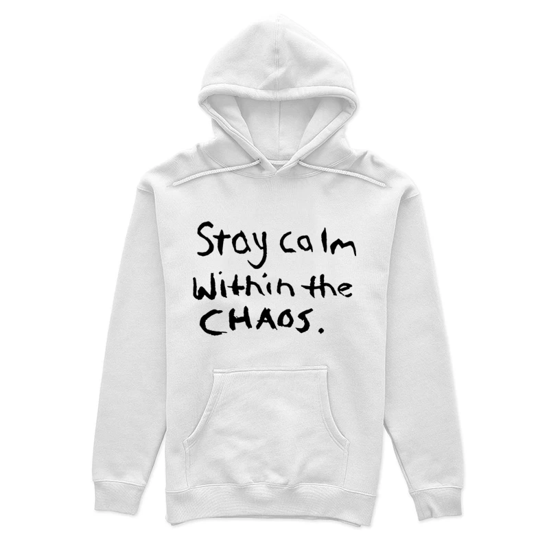 Bleib ruhig im Chaos Damen Pullover Hoodie