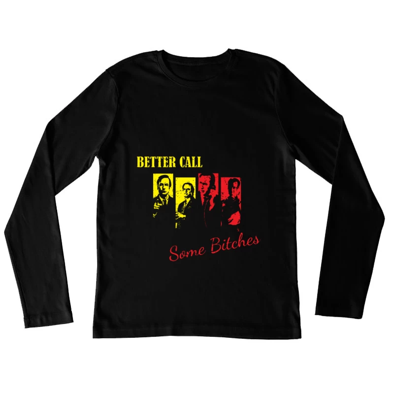 Parodie Plakat mit Anwaltsmotiv Damen Langarm T-Shirt
