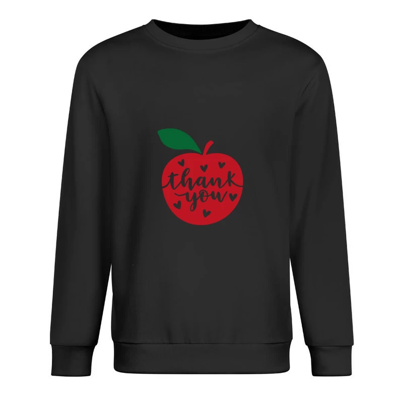 Carte de remerciement en forme de pomme Homme Sweat-shirt à enfiler