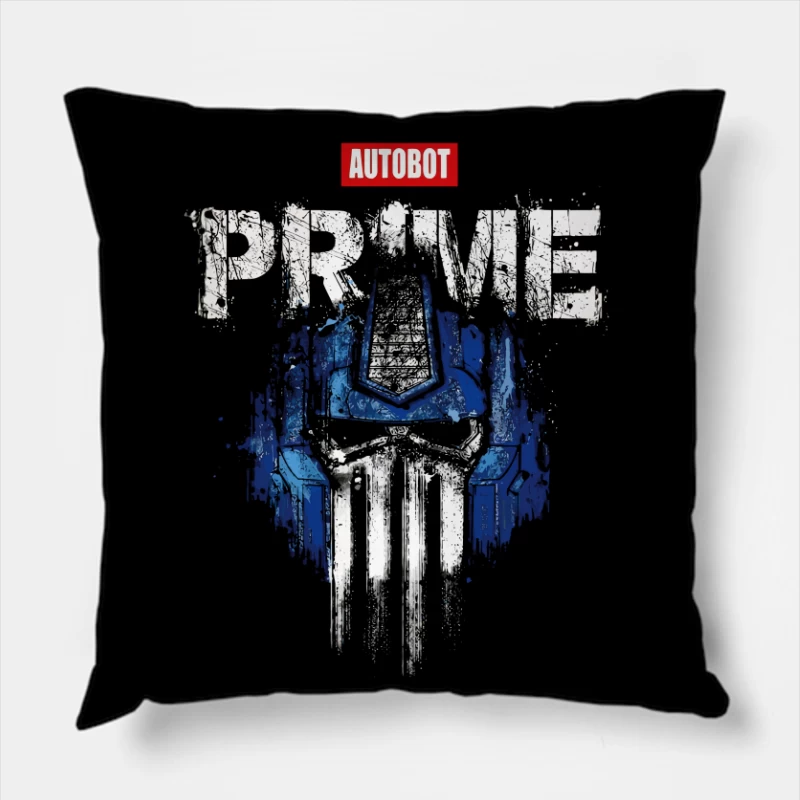 Futuristic Warrior – Cybernetic Legend Throw Pillow