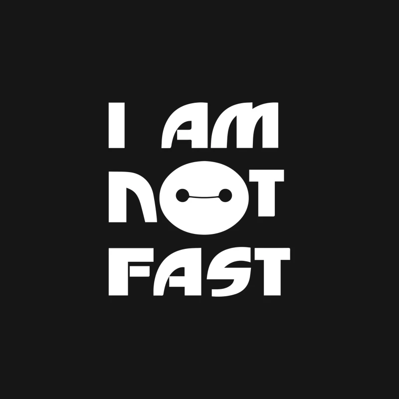 I Am Not Fast Desk Mat