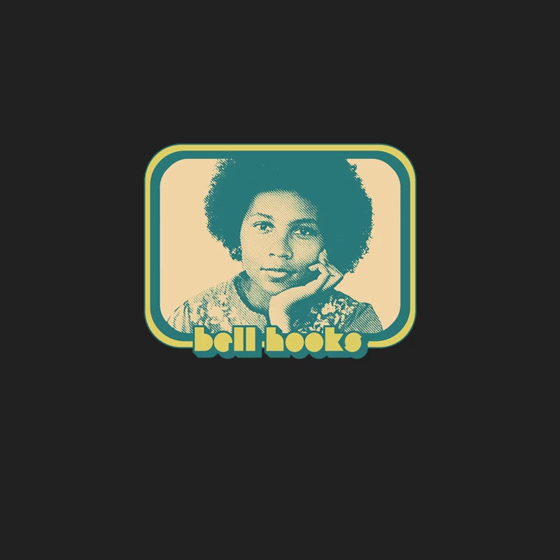 Bell Hooks  Retro Style Feminist Icon Design Bucket Hat