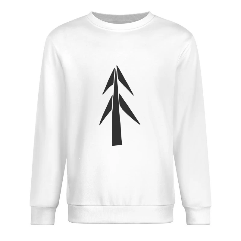 Arbre Noir Stylisé Homme Sweat-shirt à enfiler