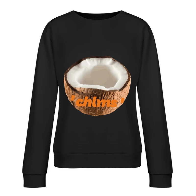 Offene Schokoladenmitte Damen Pullover Sweatshirt