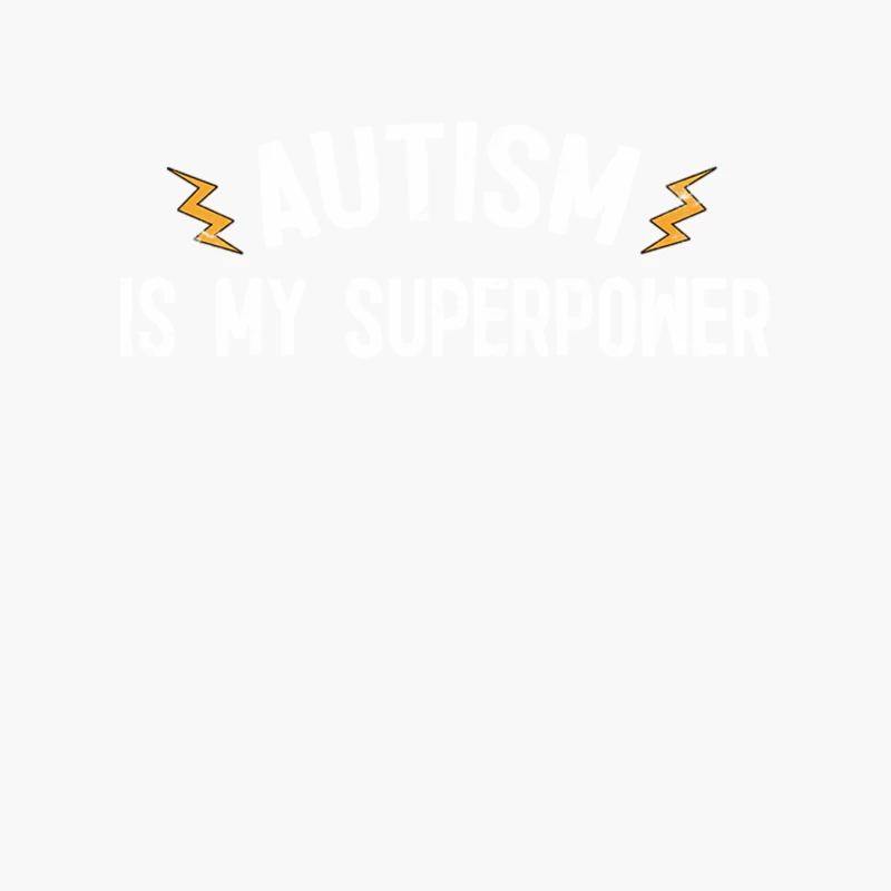 Autism is my superpower  AutismAspergers Awareness Design Cotton Tote Bag