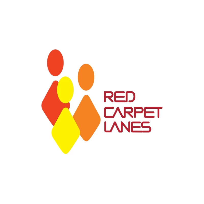 Red Carpet Lanes Throw Pillow