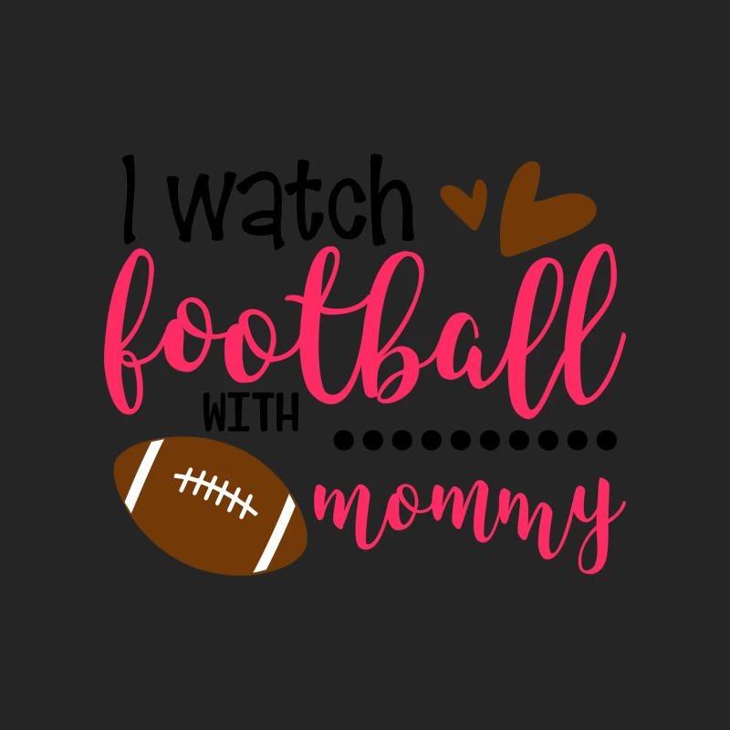 Regarder le football avec maman Homme Sweat-shirt à enfiler