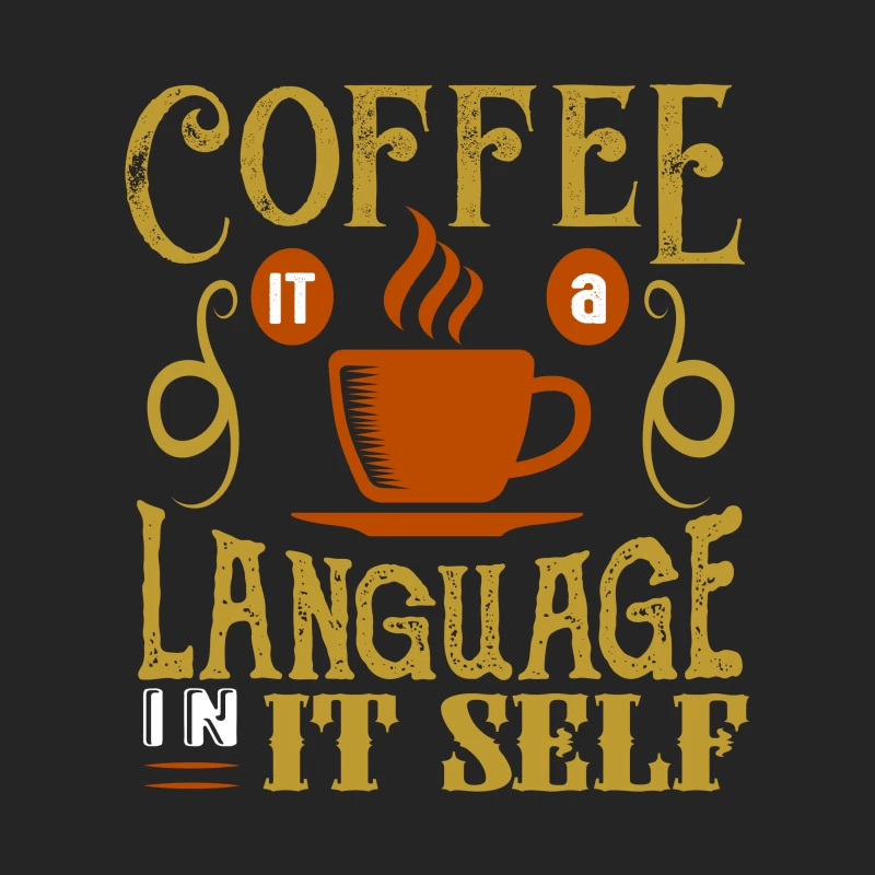 Café: Un Langage en Soi Homme Sweat-shirt à enfiler