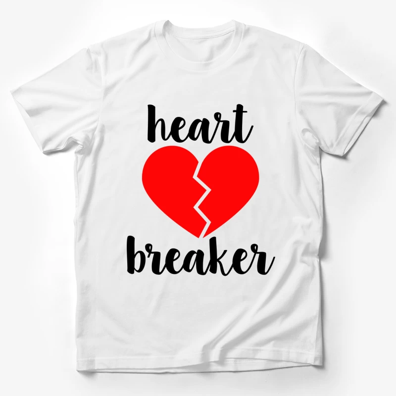Cœur Brisé Rouge Homme T-Shirt